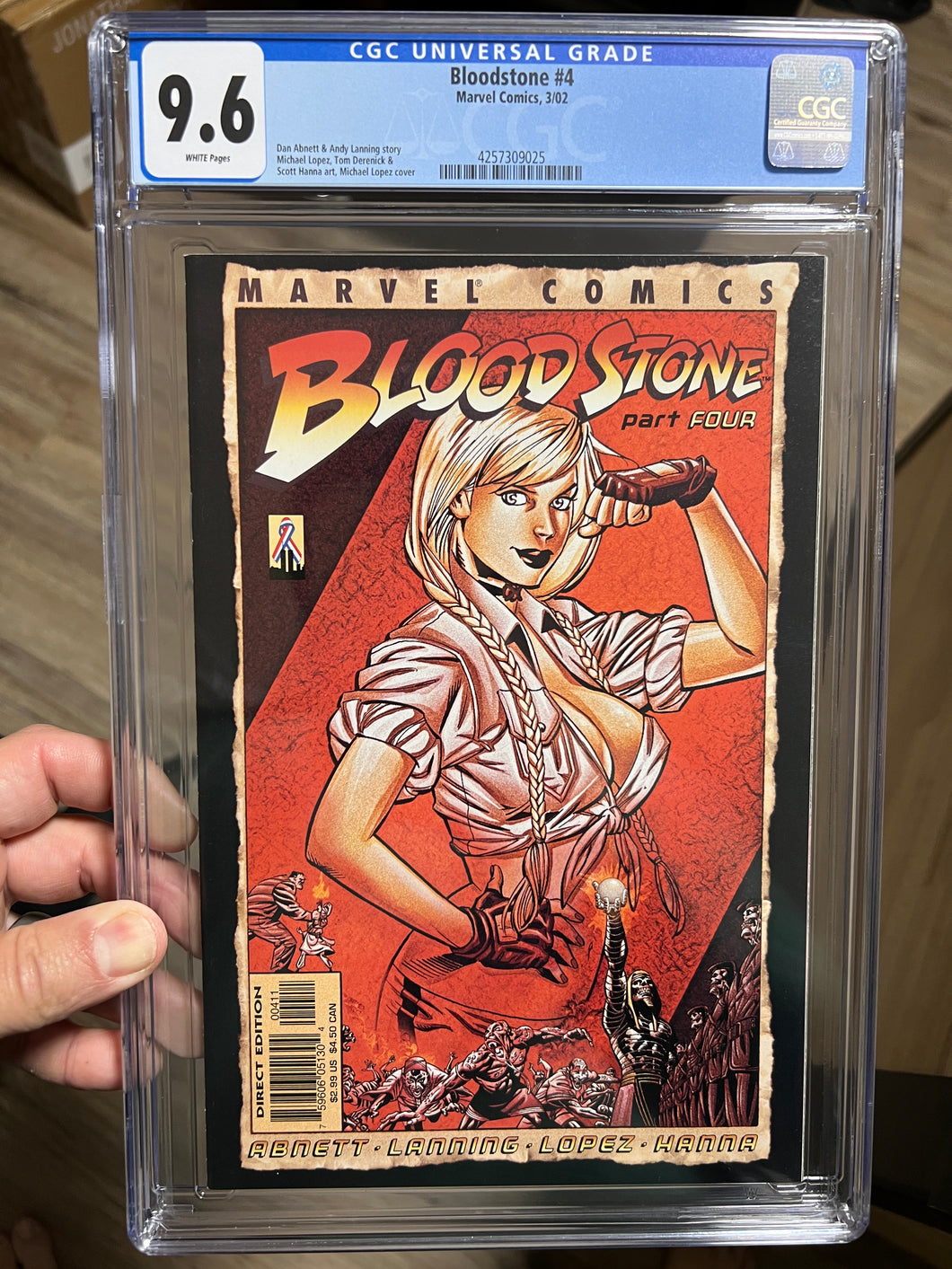 Bloodstone # 4 CGC 9.6 White pgs.